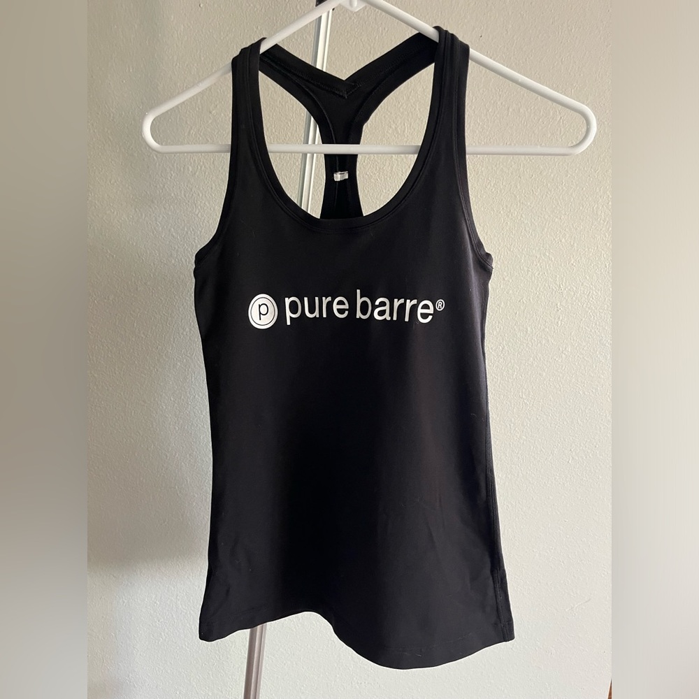 Lululemon Pure Barre tank top! Stretchy material! Super comfy!